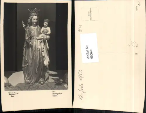 650676,Foto Ak Frauenberg Sankt Marein im Mürztal Madonna pub Foto Baumgartner