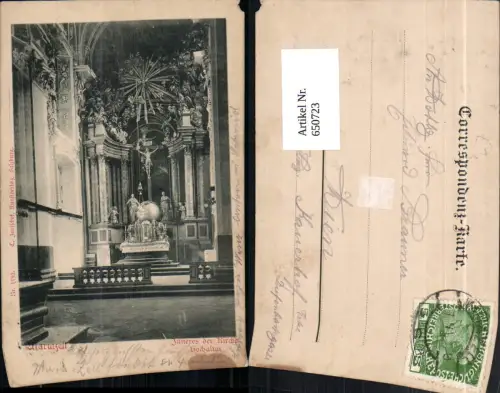 650723,Mariazell Inneres d. Kirche Hochaltar pub Jurischek 1193