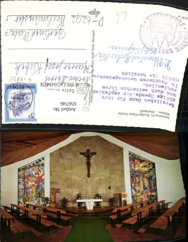 656746,Mariazell Walster Innenansicht Bruder-Klaus-Kirche