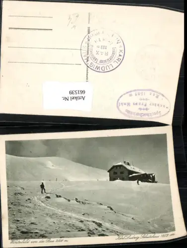 661539,Kapellen Neuberg an der Mürz Winterbild v. d. Rax Karl-Ludwig-Schutzhaus