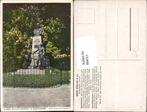 664113,Kapfenberg Albert Böhler-Denkmal