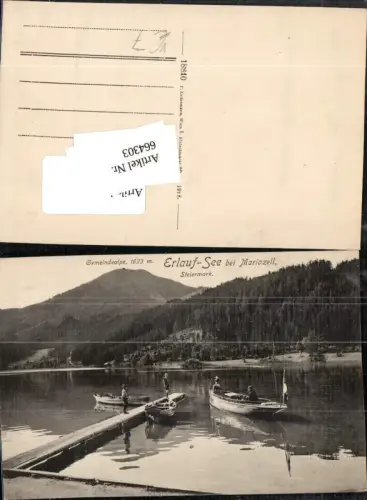 664303,Mariazell Maria Zell Erlauf-See Erlaufsee Mitterbach Boot pub Ledermann 18840