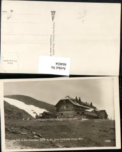 664654,Foto Ak Karl-Ludwig-Haus Kapellen Gemeinde Neuberg an der Mürz