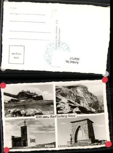 664717,Mehrbild Ak Karl-Ludwig-Haus Kapellen Neuberg a. d. Mürz