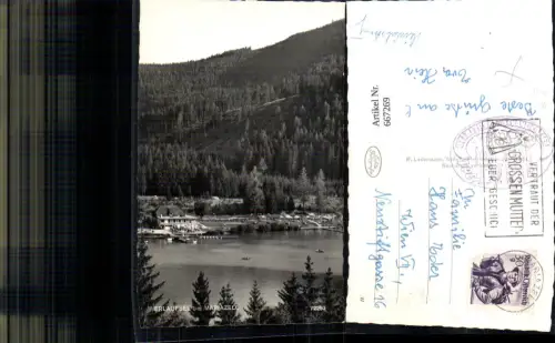 667269,Foto Ak Erlaufsee b. Mariazell Ruderboot