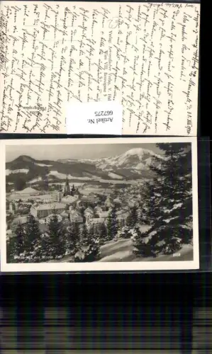 667275,Foto Ak Mariazell Winterbild