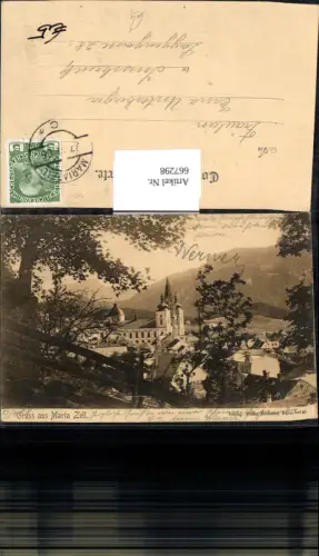 667298,Mariazell Blick auf Basilika