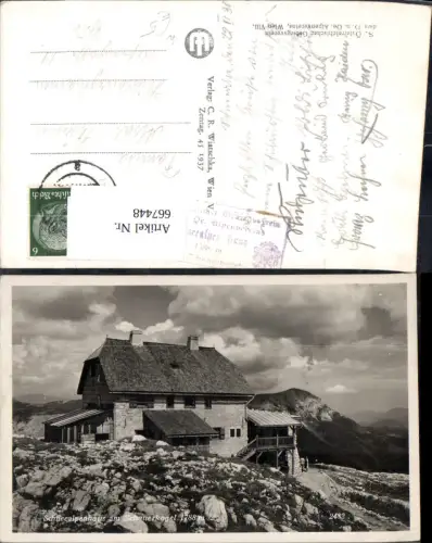 667448,Foto Ak Schneealpenhaus a. Schauerkogel Mürzzuschlag