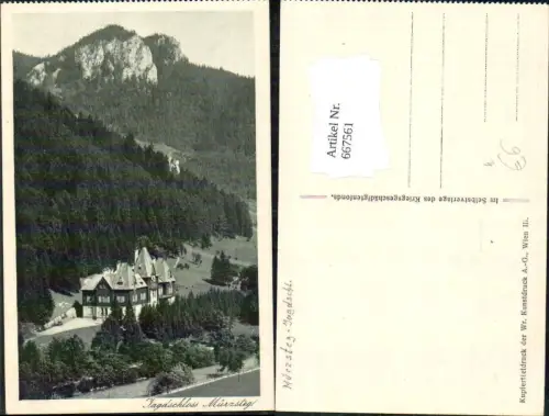 667561,Jagdschloss Mürzsteg Neuberg an der Mürz Budenspräsident Sommervilla