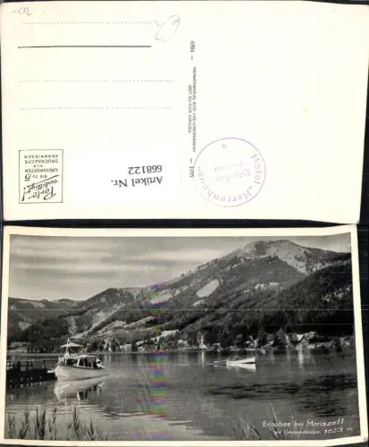 668122,Erlaufsee b. Mariazell m. Gemeindealpe