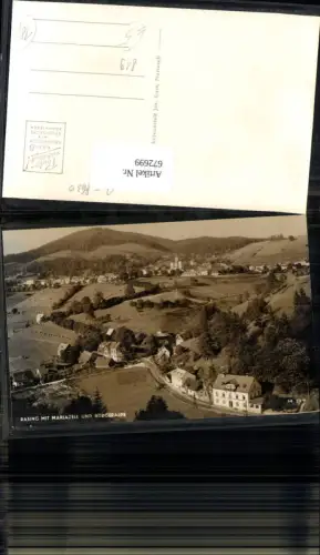 672699,Foto Ak Rasing mit Mariazell u. Bürgeralpe