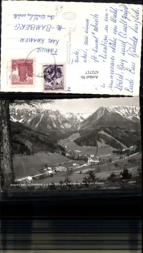 672717,Foto Ak Neuberg an der Mürz Altenberg a. d. Rax geg. Schneealpe Heualpe