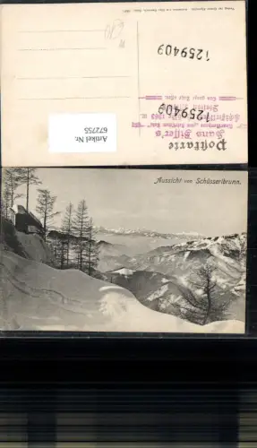 672755,Breitenau am Hochlantsch Aussicht v. Schüsserlbrunn im Winter