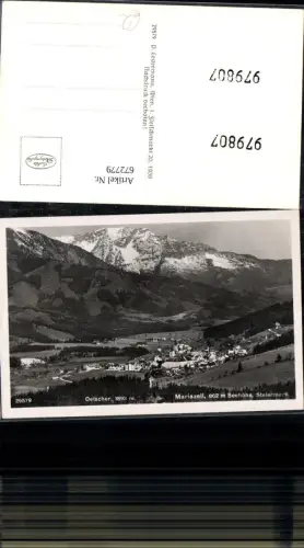 672779,Foto Ak Mariazell mit Ötscher