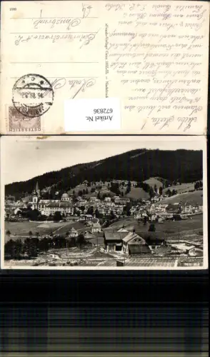 672836,Foto Ak Mariazell mit Bürgeralpe