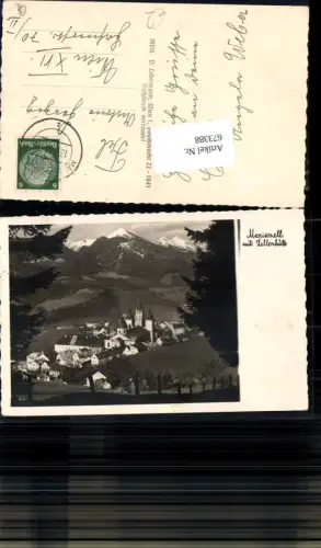673388,Foto Ak Mariazell mit Zellerhüte