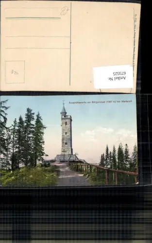 673525,Mariazell Aussichtswarte Bürgeralpe Turm