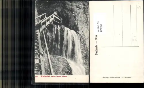 673552,Wasserfall b. toten Weib Mürzsteg Neuberg an der Mürz