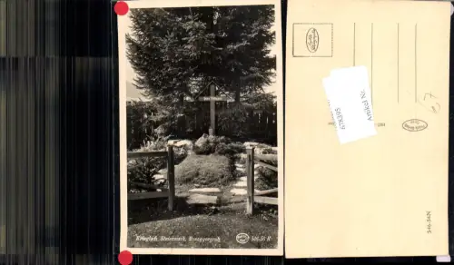 678395 Krieglach Alpl Roseggergrab Grab Friedhof Kreuz