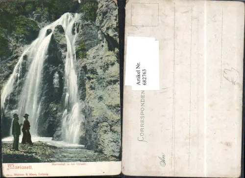 682763 Mariazell Maria Zell Grünau Marienfall Wasserfall pub Mehner e Maas 6621