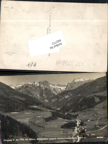 682772 Fölz b. Aflenz Thörl Hochschwab