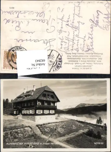 682843 Gasthaus Hubertushof Hoher Veitsch Mitterdorf im Mürztal Veitsch Wartberg