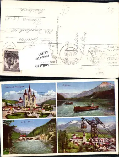 682899 Mariazell Maria Zell Erlaufsee Walster Grünau Seilbahn