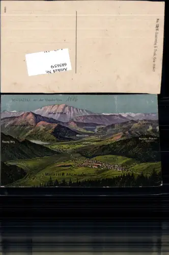 685659 Mariazell Maria Zell Vogelschau Rasing Ötscher Mitterbach Josefsberg Annaberg