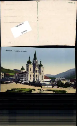 685670 Mariazell Maria Zell Hauptplatz Kirche