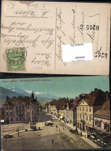 694480 Bruck an der Mur Platz pub S. Frank 727/6 gel Weidlingau Hadersdorf