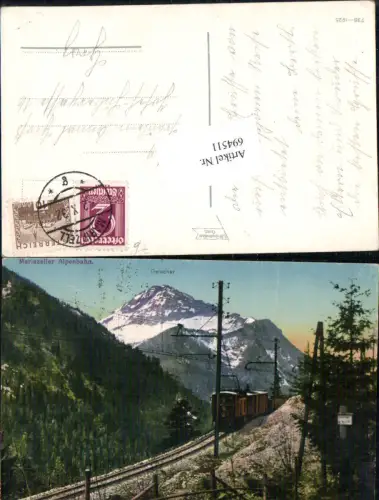 694511 Mariazellerbahn Annaberg Mitterbach Mariazeller Alpenbahn Wienerbruck pub Strohschneider 738-1925