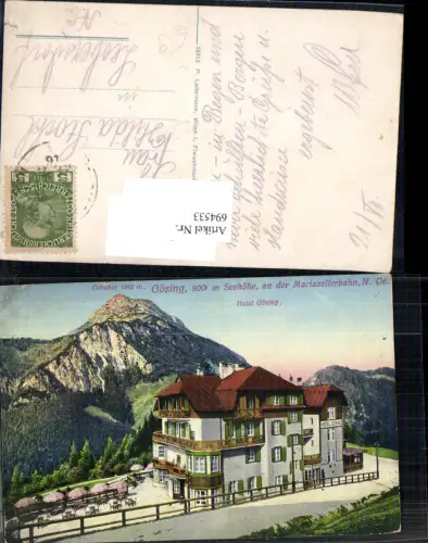 694533 Gösing bei Annaberg Mariazellerbahn Wienerbruck Mariazell Maria Zell