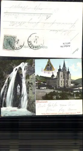 697174 Mariazell Maria Zell Grünau Wasserfall Marienfall