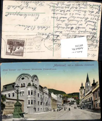 697191 Mariazell Maria Zell Hotel Danzer Grazerstrasse Hotel zur blauen Weintraube