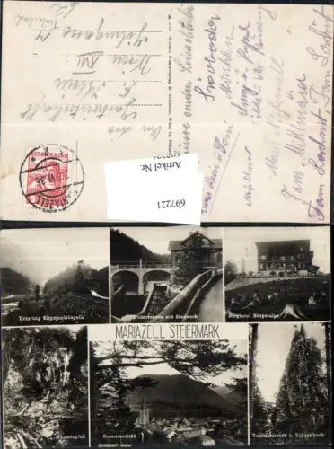 697221 Mariazell Maria Zell Trübenbach Ötschergräben Ursprung Stauwerk