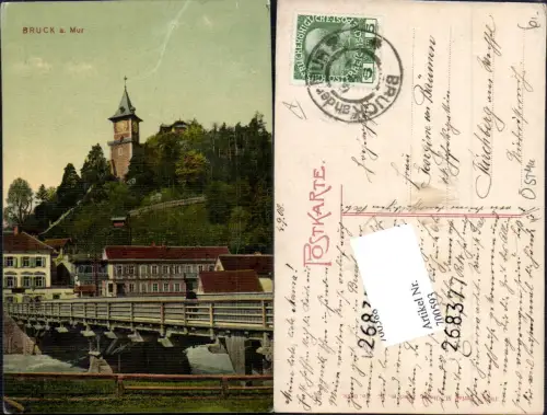 700593 Bruck an der Mur Partie im Ort Brücke