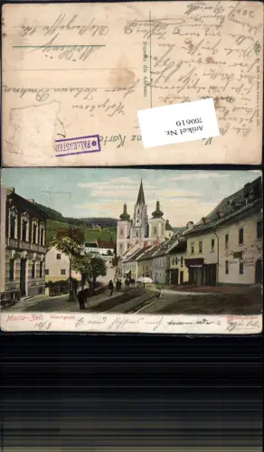 700610 Mariazell Maria Zell Grazergasse m. Gasthaus 1907 pub Saska 1093