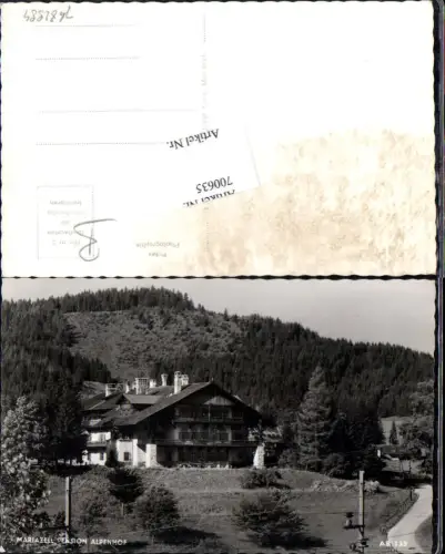 700635 Mariazell Maria Zell Pension Alpenhof