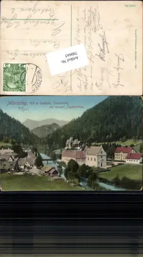 700665 Mürzsteg m. kaiserlichen Jagdschloss gel Eggenberg Graz