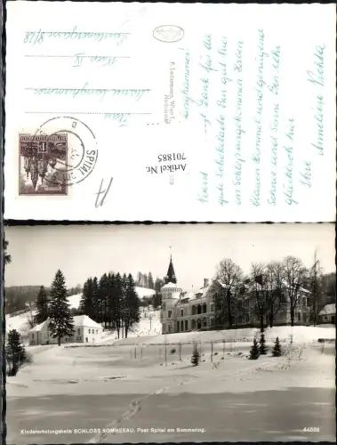 701885 Schloss Sommerau b. Spital am Semmering