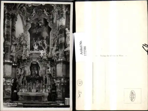 172386,Wies Wallfahrtskirche Kirche Hochaltar Altar