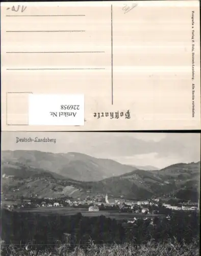 226958,Deutsch-Landsberg Deutschlandsberg Totale