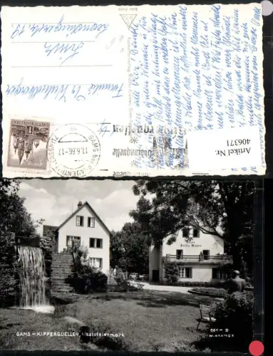 406371,Gams Kipperquellen Haus Hilde Maria Wasserfall