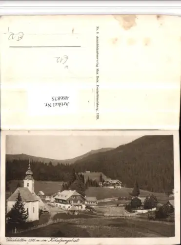 486875,Glashütten b. Deutschlandsberg Teilansicht Kirche