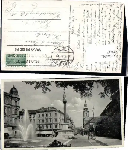 73217,Graz Bismarckplatz Strassenpartie