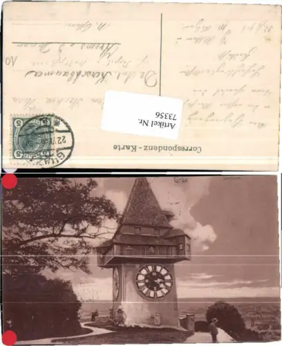73356,Graz Partie am Uhrturm Schlossberg