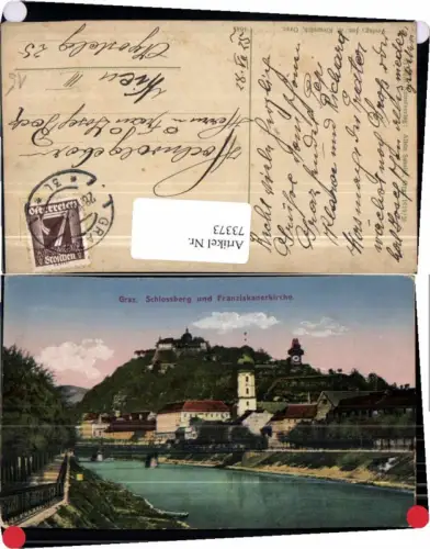 73373,Graz Schlossberg Franziskanerkirche