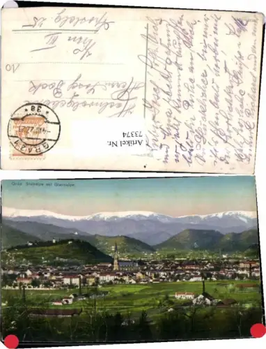 73374,Graz m. Stubalpe Gleinalpe Vororte 1925
