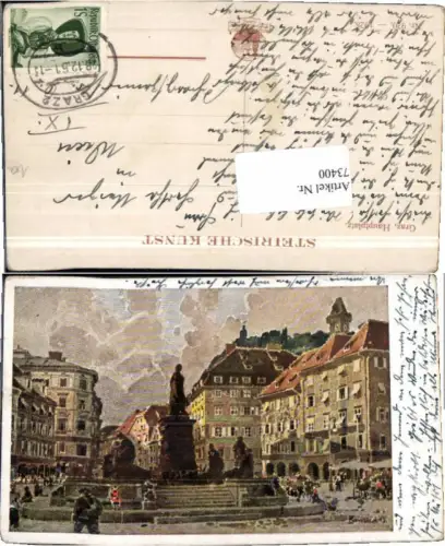 73400,Graz Hauptplatz Künstlerkarte