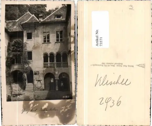 73571,Graz Krebsenkeller Fotokarte 1937